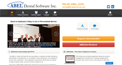 Desktop Screenshot of abeldentalsoftware.com